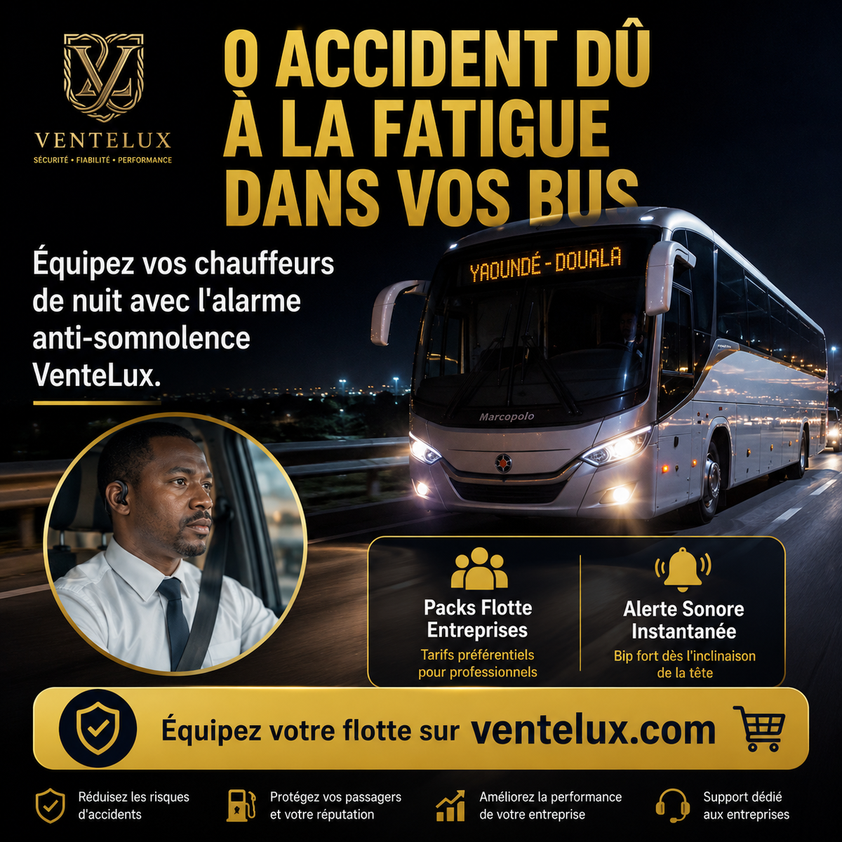 ALERTE ANTI-SOMNOLENCE AU VOLANT – NE FERMEZ PLUS JAMAIS LES YEUX SUR LA ROUTE