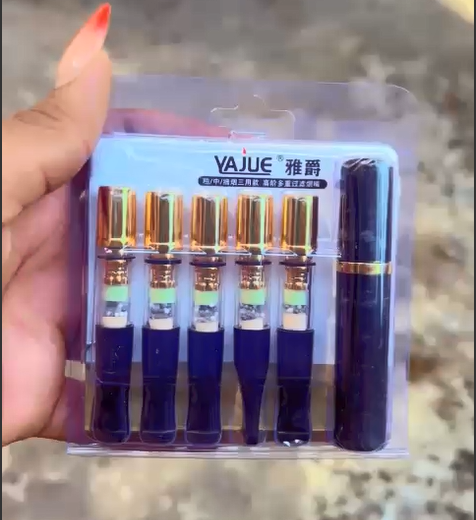 Filtre Anti goudron et Nicotine Réutilisable (Pack 5 Filtres avec étui)