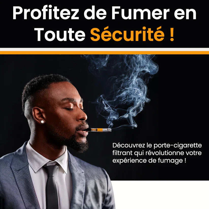 Filtre Anti goudron et Nicotine Réutilisable (Pack 5 Filtres avec étui)