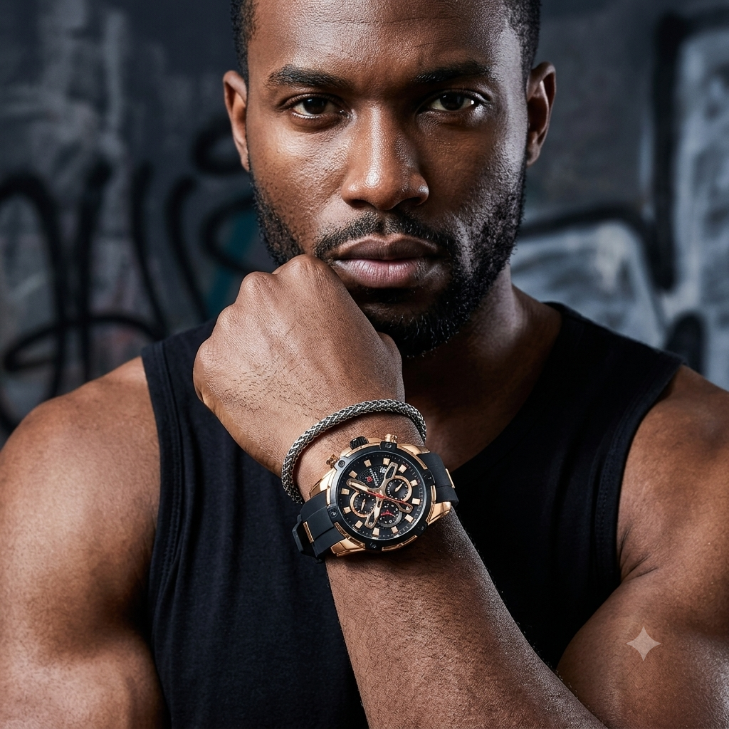 MONTRE CHRONOGRAPHE HOMME REWARD VIP – ÉDITION SPÉCIALE ARMY STYLE