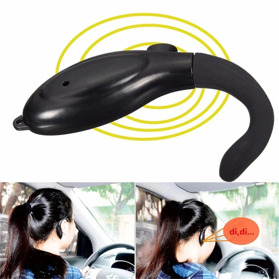 Alerte anti-somnolence portée derrière l'oreille au volant